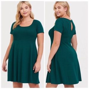 Torrid Emerald Green Sweater Dress